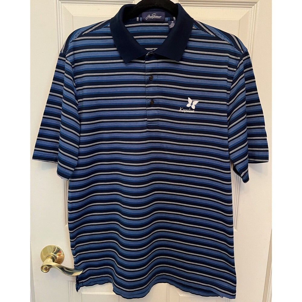 KAPALUA GOLF RESORT - JACK NICKLAUS GOLF SHIRT - MEN'S SIZE MEDIUM - BLUE